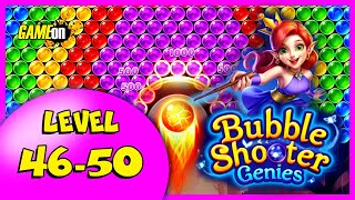 Bubble shooter Genies Gameplay | Levels 46-50 screenshot 5