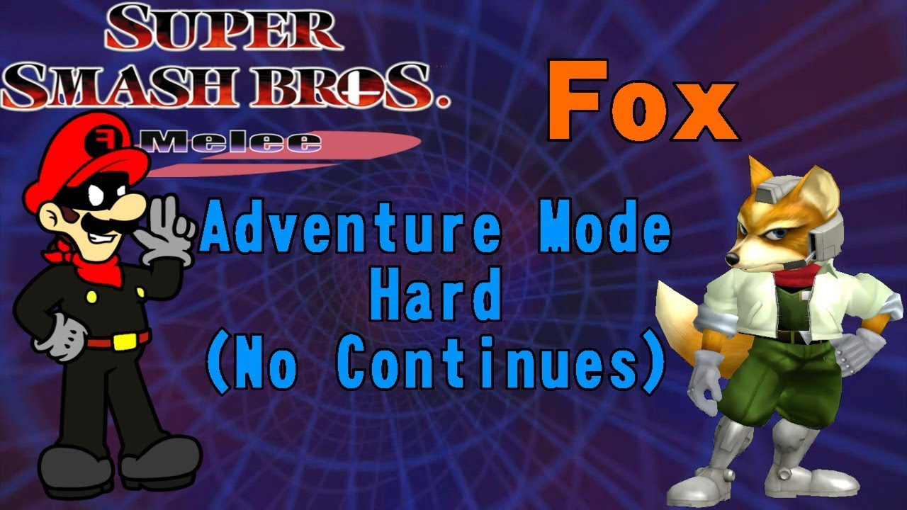 SSBM: Fox Adventure Mode Hard (No Continues)