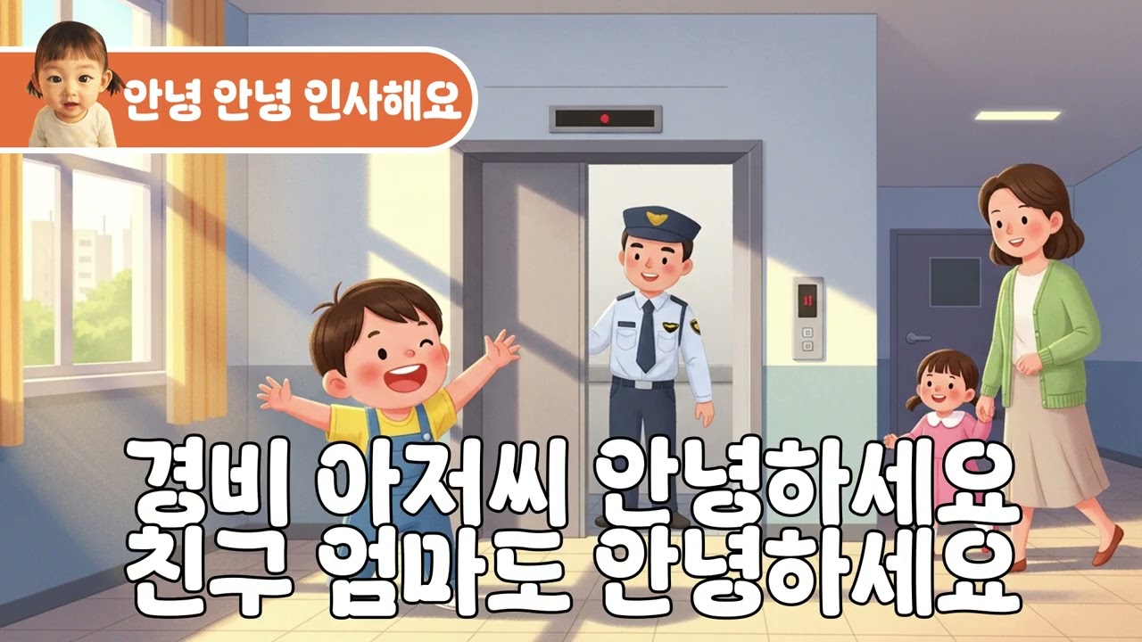 안녕 안녕 인사해요
