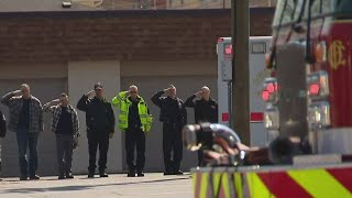 Colleagues, residents pay respects to 2 fallen Chicago firefighters