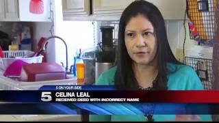 Woman Faces Issues Due to Error in Property Deed