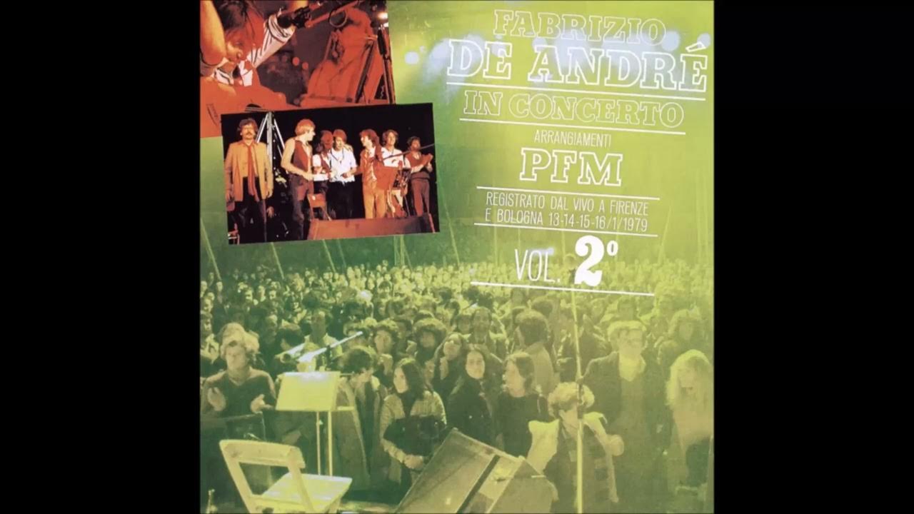 Fabrizio De Andrè - In Concerto (Arrangiamenti PFM) - Vol.2 - lato a