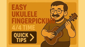 Easy Ukulele Fingerpicking in 4/4 Time – Quick Tip Tutorial