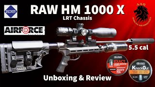 RAW HM 1000 X  5.5mm Unboxing and Review  first chronograph numbers