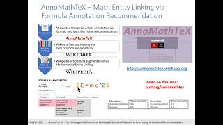 Fast Linking of Mathematical Wikidata Entities in Wikipedia Articles Using Annotation Recommendation