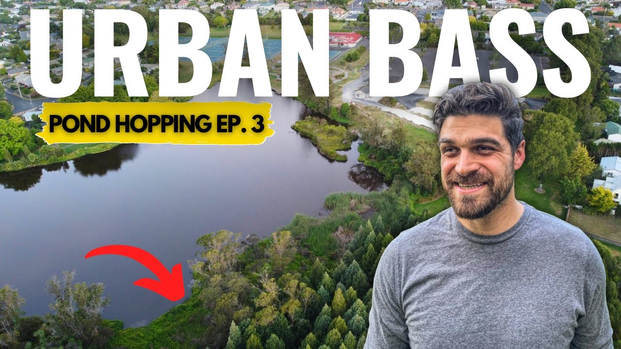 Relaxing Urban Park Bass Fishing On A Cloudy Day | Pond Hopping: Ep. 3