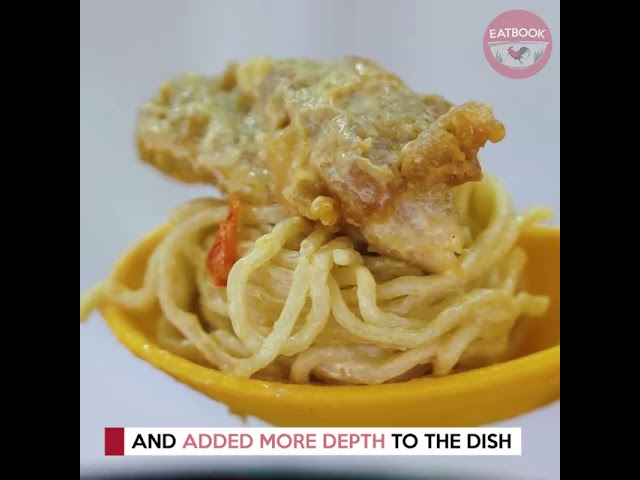 Salted Egg Yolk Chicken Cutlet Noodles Near Bugis