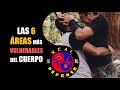 Las 6 AREAS mas VULNERABLES del cuerpo en la DEFENSA PERSONAL