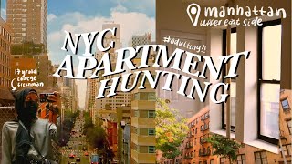 NYC APARTMENT HUNTING as a 17 yr old college freshman! (prices, tips &amp; apartment tour)