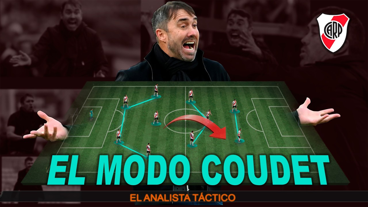 ESTA ES LA IDEA DE JUEGO DE #coudet - Análisis Táctico en App Propia #riverplate