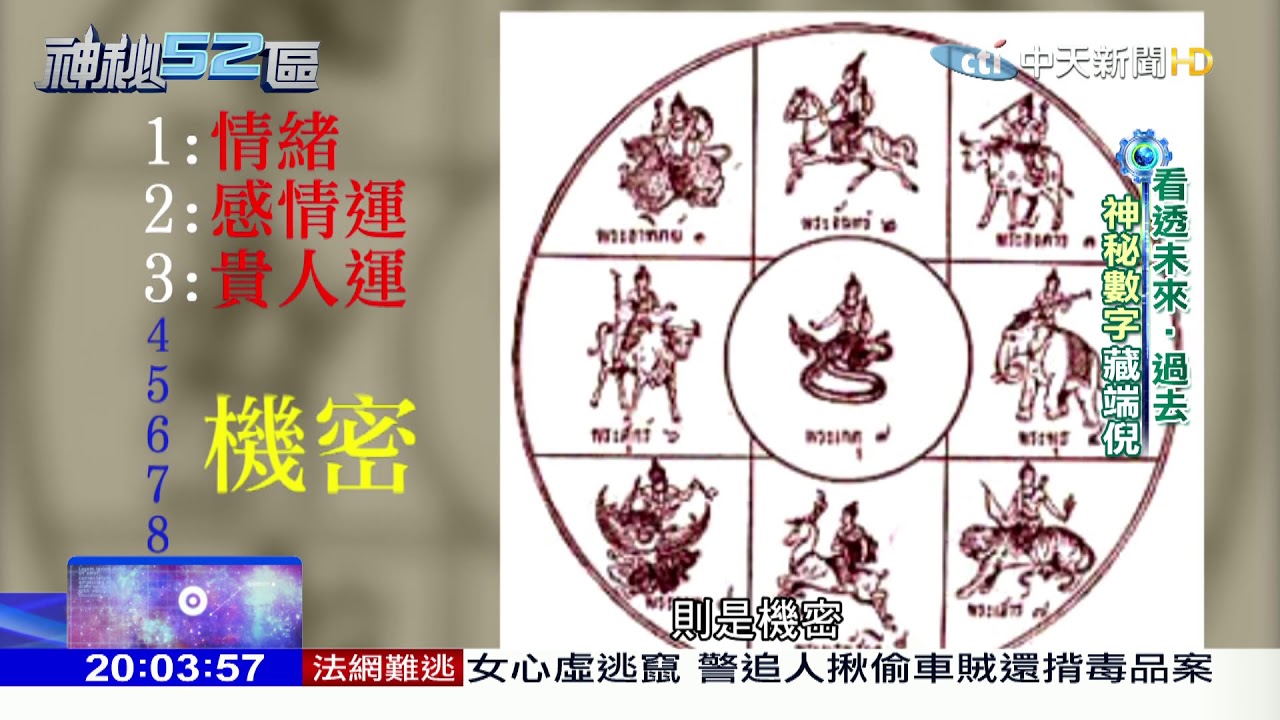 2017.12.09神秘52區／ 九宮格占卜命運　超神準「數字命盤」