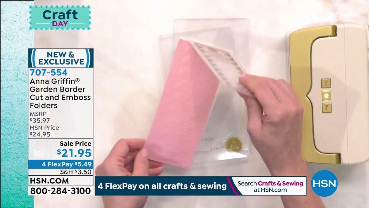 Anna Griffin Garden Border Cut and Emboss Folders - YouTube