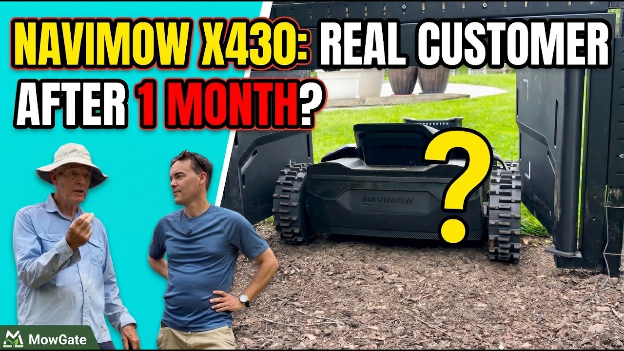 Robot Mowing Around a Pool Fence: A Navimow X430 + MowGate Install in West Chester, PA