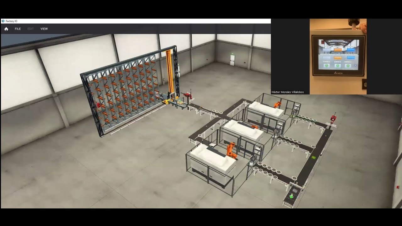 Factory IO with Allen Bradley - YouTube
