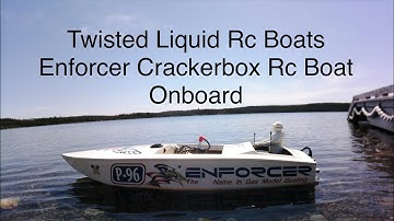 Enforcer Crackerbox Rc Boat Onboard