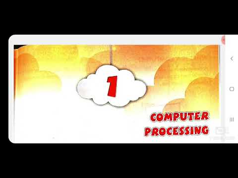 Class-3rd (Chapter-1) "Computer Processing"