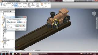 PLTW, IED, Train Project (8.1a). Wheel Angle (Inventor 2016)