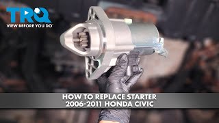 Celebrity How to Replace Starter 2006-2011 Honda Civic Net Worth