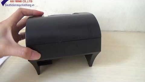 Cách sử dụng máy in hóa đơn TAWA PRP 085 mini in nhiệt