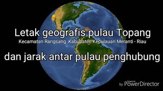 PULAU TOPANG - LETAK GEOGRAFIS