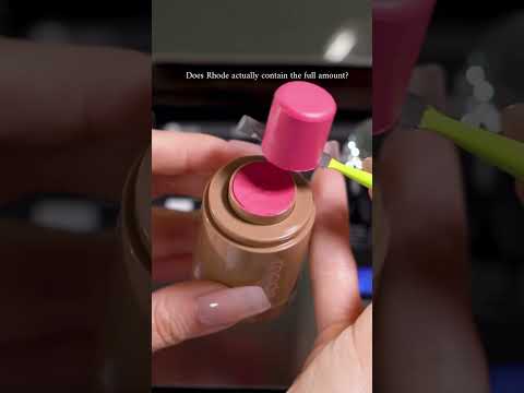 2026 blushgate has me weighing all my makeup @rhode #makeup #beauty #blush #depot
