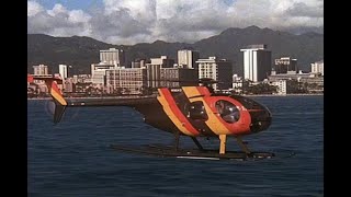 Magnum PI Helicopter Tour - Robin's Nest - Island Hoppers Location - 4K Honolulu, Hawaii. Oahu