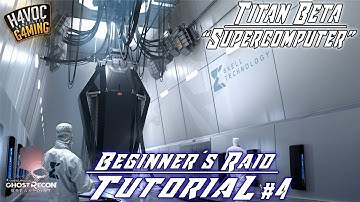 BEGINNERS RAID TUTORIAL Pt.4 | TITAN BETA "SUPERCOMPUTER" | Ghost Recon Breakpoint | H4VOC G4MING