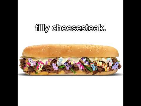 subway. | #tiktok #mlp #mylittlepony #edit #phillycheesesteak #subway #meme #filly #mlpfim #funny