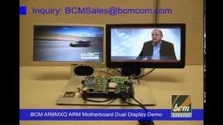 AR6MXQ ARM Motherboard Dual Display Demo - Linux OS