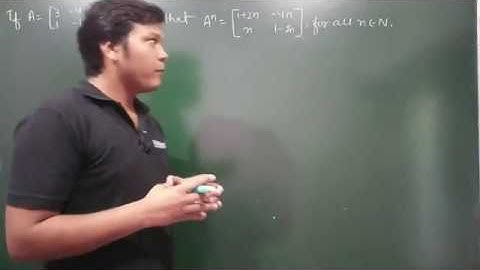 57. Matrices - Principle of Mathematical Induction in Matrices - Example #1