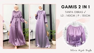 Cara Membuat Baju Gamis tanpa Pola | Cara Menjahit Baju Lebaran