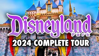 Disneyland Park 2024  Full Walkthrough & Ride POVs [4K]