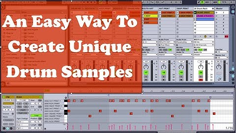 Discover An Easy Way To Create Unique Drum Samples (Full Length)
