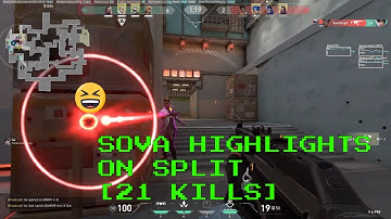 SOVA HIGHLIGHTS ON SPLIT | #stay_toxic #fearthebite #valorantsova