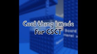 Cool Thing I Made For Csct Coasters Sorta Clic Towers
