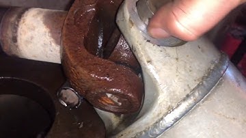 Chevy Silverado 2500HD U-Joint replacement how to step by step guide | press/change universal joint