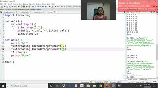 Python - Multi threading