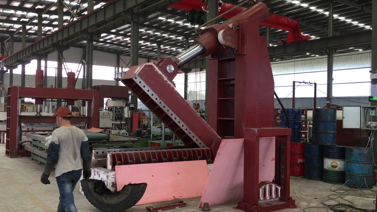 4000mm diameter tyres cutting machine/Huge mining tyres recycling machines