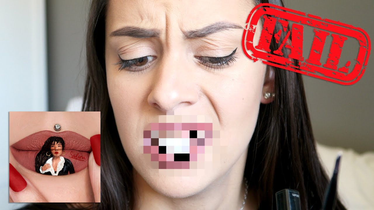 LIP ART CHALLENGE GONE WRONG!