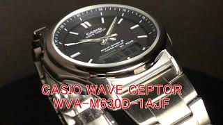 CASIO wave ceptor WVA-M630D-1AJF  ソーラー電波腕時計