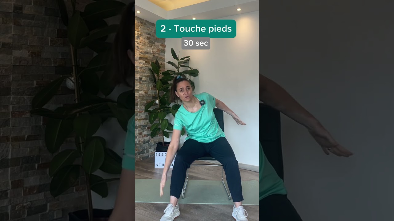 Abdos sur chaise | Gym douce | Gym seniors 