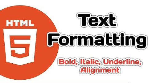 4. HTML - Text Formatting | HINDI