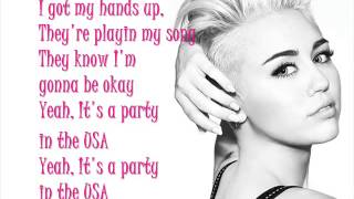 Miley Cyrus - Party in the U.S.A (Lyrics)