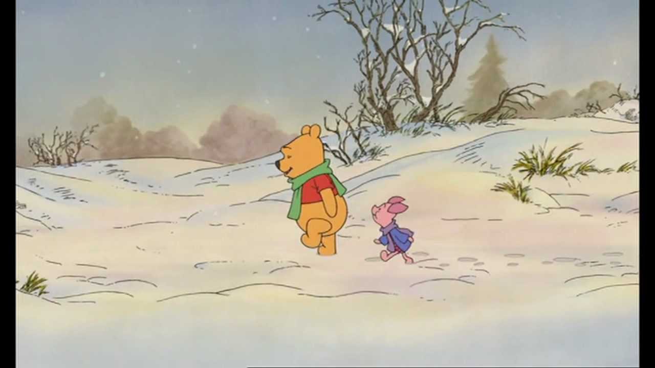 Image result for snows it snows pooh
