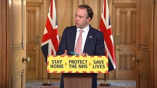 Live: Matt Hancock leads UK government's daily coronavirus briefing - 21 April | ITV News