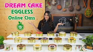 Dream Cake Eggless Online Class | Baking Class ☎️8551 8551 04 ☎️8551 8551 07 By Om Sai Cooking Class