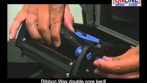 Sato CG408   Pemasangan Ribbon dan Label