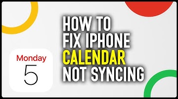 How To Fix iPhone Calendar Not Syncing