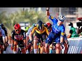 Sam Bennett vs Caleb Ewan Sprint Rivalry | UAE Tour Stages 6 & 7 Highlights 2021
