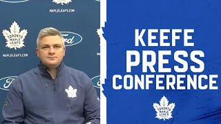Sheldon Keefe Maple Leafs Practice | December 28, 2021